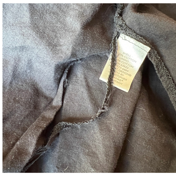 Christopher & Banks Polka Dot Ruffled Midi Skirt Multicolor Black Elastic Waist - Picture 7 of 9